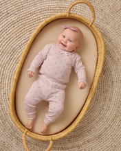 Load image into Gallery viewer, Pointelle Long Sleeve Tee + Legging Lilac Ditsy