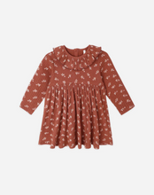 Load image into Gallery viewer, Ruffle Collar Dress - Ruby Ditsy