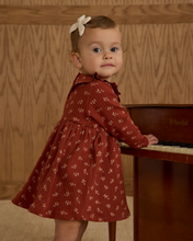 Load image into Gallery viewer, Ruffle Collar Dress - Ruby Ditsy