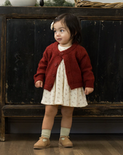 Load image into Gallery viewer, Ruffle Collar Dress - Natural Ditsy