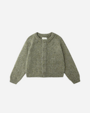 Load image into Gallery viewer, Fuzzy Cardigan - Evergreen