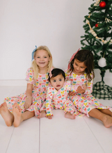 Load image into Gallery viewer, Puff Dress In Holiday Bows