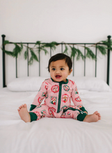 Load image into Gallery viewer, Zippy Bamboo Baby Pajama In Reindeer