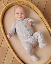 Load image into Gallery viewer, Bamboo Zip Footie - Snowmen