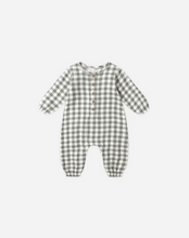 Load image into Gallery viewer, Woven Jumpsuit - Forest Check