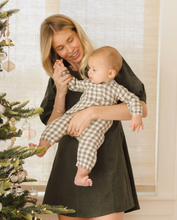 Load image into Gallery viewer, Woven Jumpsuit - Forest Check