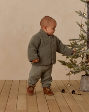 Load image into Gallery viewer, Shearling Zip Jacket - Forest