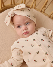 Load image into Gallery viewer, Hidden Snap Footie - Holly Berry