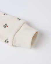 Load image into Gallery viewer, Hidden Snap Footie - Holly Berry