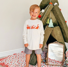 Load image into Gallery viewer, Dino Christmas Long Sleeve Shirt