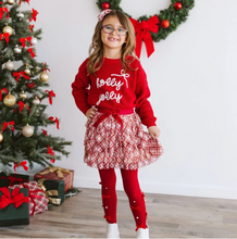 Load image into Gallery viewer, Christams Plaid Bow Tiered Tutu
