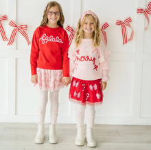 Load image into Gallery viewer, Candy Cane Bow Printed Tutu