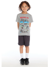 Load image into Gallery viewer, Brooklyn Streaky Grey Short Sleeve Shirt