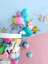 Load image into Gallery viewer, Unicorn Party (Cotton Candy) Dough-To-Go Play Kit