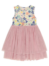 Load image into Gallery viewer, Kids Bamboo Tulle Dress - Meadow
