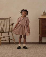 Load image into Gallery viewer, Camille Dress Brick Check