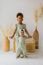Load image into Gallery viewer, Puff Leggy Romper In Sunlit Sage