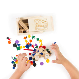 Eco-Bricks Bamboo 24 Pieces + Felt