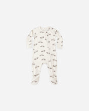 Load image into Gallery viewer, Bamboo Zip Footie - Bats