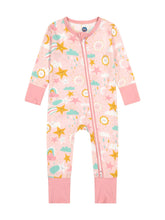 Load image into Gallery viewer, Baby Bamboo Pajamas - Convertible Sleeper - Nova
