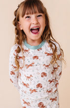 Load image into Gallery viewer, Bamboo Pajamas - Moonlit Fox - Two Piece Set