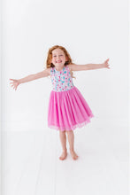 Load image into Gallery viewer, Kids Bamboo + Tulle Tutu Dress - Tank - Alma