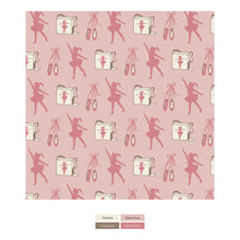Load image into Gallery viewer, Print Muffin Ruffle Footie With 2 Way Zipper - Baby Rose Ballet Dancer
