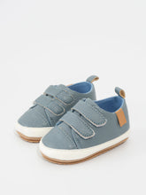 Load image into Gallery viewer, Double Strap Baby Shoe - Blue