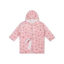 Load image into Gallery viewer, Bows Baby Bathrobe (Organic Jersey) Pink )
