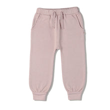 Load image into Gallery viewer, Organic Fleece Jogger Pants - Dusty Rose