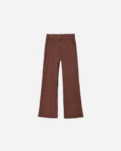 Load image into Gallery viewer, Flare Rib Knit Pant Mulberry