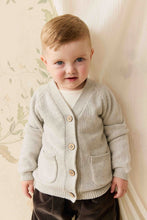 Load image into Gallery viewer, Franco Cardigan - Light Grey Marle