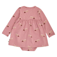 Load image into Gallery viewer, Christmas Body Dress - Nostalgia Rose/Cabernet