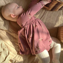Load image into Gallery viewer, Christmas Body Dress - Nostalgia Rose/Cabernet