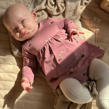 Load image into Gallery viewer, Christmas Body Dress - Nostalgia Rose/Cabernet