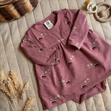 Load image into Gallery viewer, Christmas Body Dress - Nostalgia Rose/Cabernet