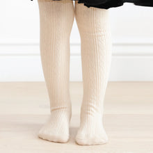 Load image into Gallery viewer, Vanilla Cable Knit Tights