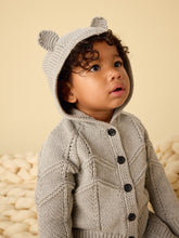 Load image into Gallery viewer, Creature Comfort Baby Cardigan - Med Heather Grey