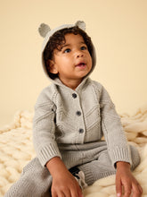 Load image into Gallery viewer, Creature Comfort Baby Cardigan - Med Heather Grey