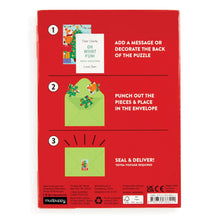 Load image into Gallery viewer, Christmas Critters Greeting Card Puzzle
