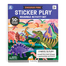 Load image into Gallery viewer, Dinosaur Park Sticker Play Reusable Activity Set