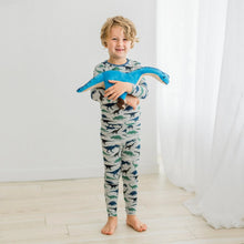 Load image into Gallery viewer, Print Long Sleeve Pajama Set - Dove Dino Museum