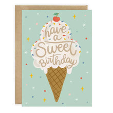 Load image into Gallery viewer, Ice Cream Birthday Card