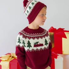 Load image into Gallery viewer, Christmas Truck Fair Isle Sweater - Boys Clothing