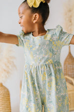 Load image into Gallery viewer, Puff Leggy Romper In Sunlit Sage