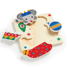 Load image into Gallery viewer, Christmas Festive Friends Wooden Puzzles Set of 4