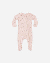 Load image into Gallery viewer, Bamboo Zip Footie - Swans