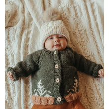 Load image into Gallery viewer, Forest Loden Cardigan Sweater