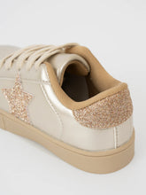 Load image into Gallery viewer, Holographic Sparkle Star Sneaker - Gold