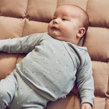 Load image into Gallery viewer, Stars Rib Cardigan With Cross Closure - Jasmin Blue